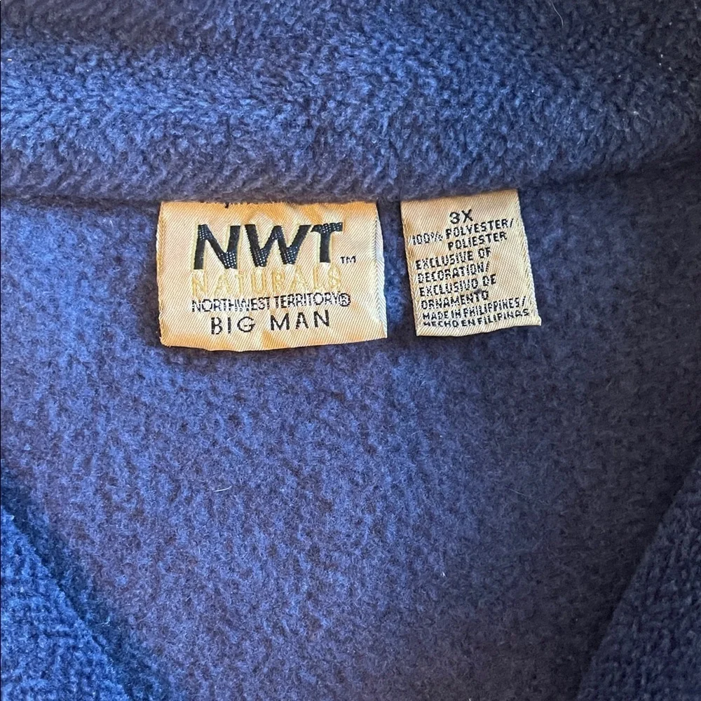 Northwest Territory Men's Navy Zip-Up Sweater - Picture 2 of 3
